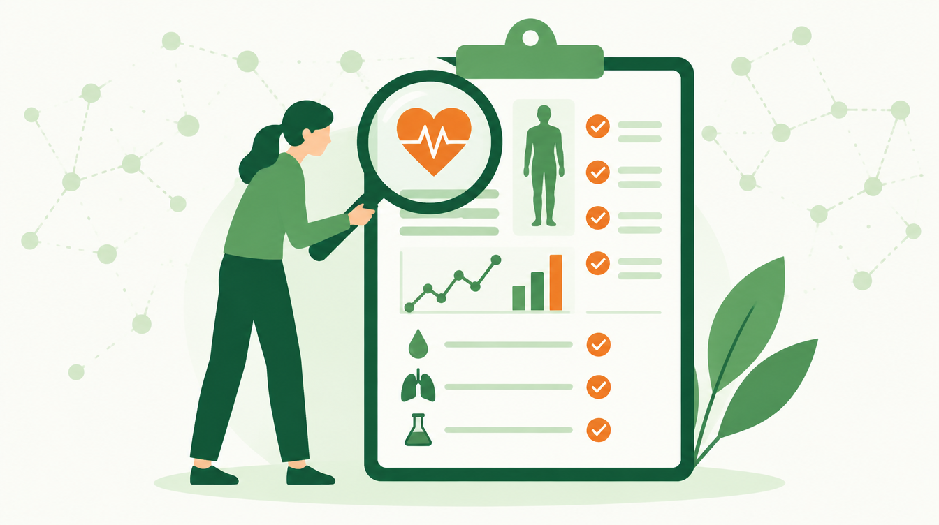 flat icon style illustration for a healt