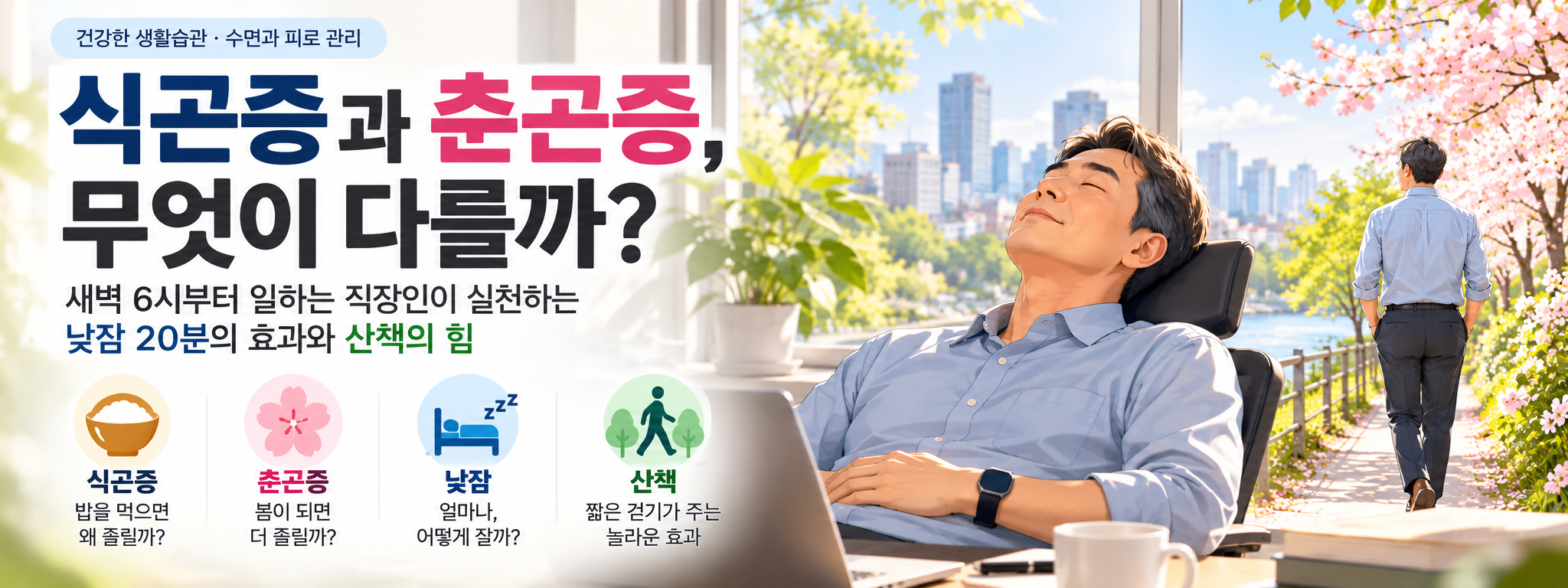 식곤증과 춘곤증, 건강한 봄날의 해법